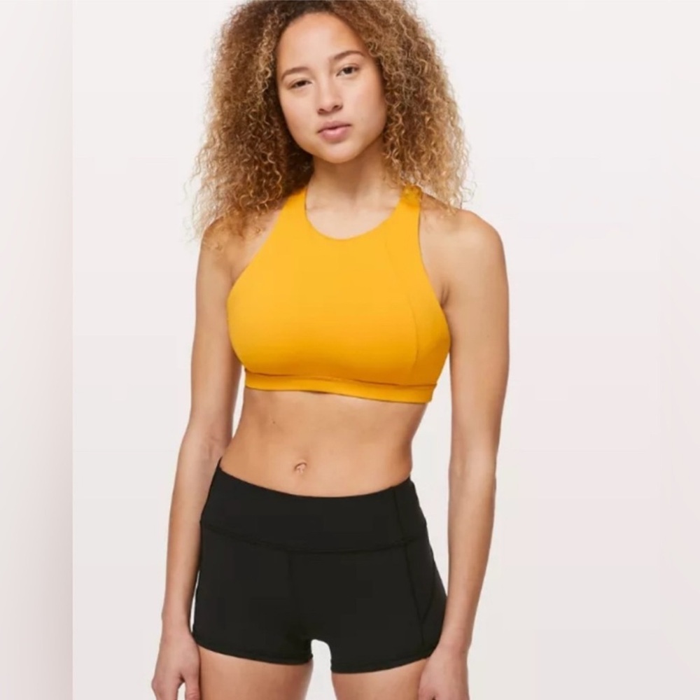 lululemon Free To Be Wild Fool’s Gold Sports Bra